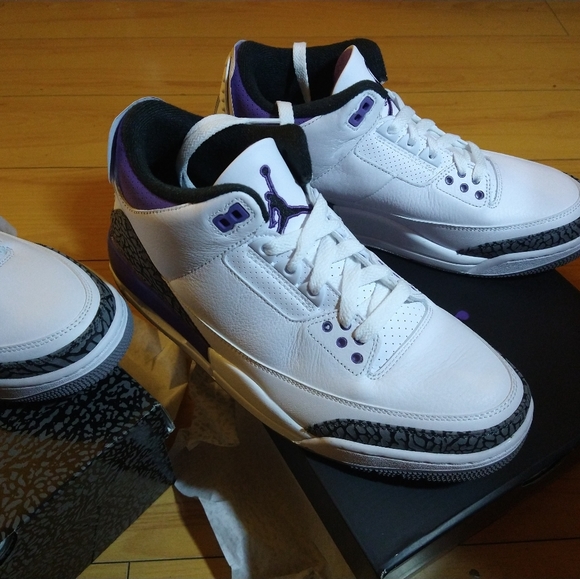 Jordan 3 retro dark Iris - Picture 3 of 4